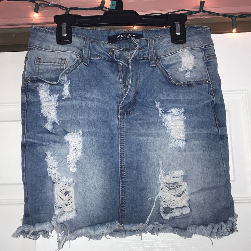 jean skirt